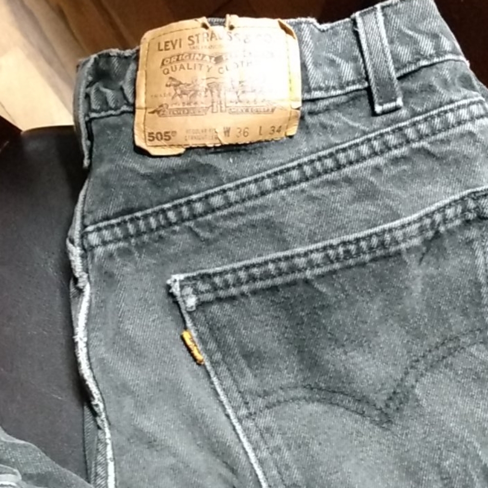 Black Levi Strauss jeans size W 36 L 34
